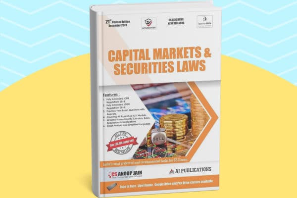 CS Executive Securities Laws & Capital Markets  Complete syllabus by  CA CS Harish Agarwal